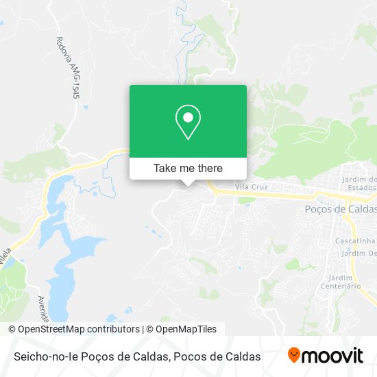 Seicho-no-Ie Poços de Caldas map