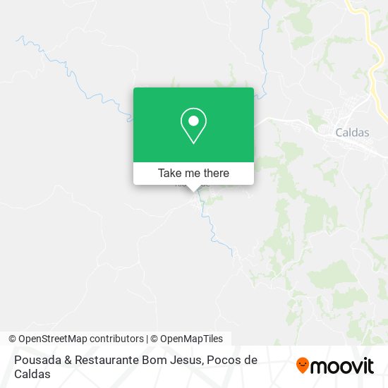 Mapa Pousada & Restaurante Bom Jesus