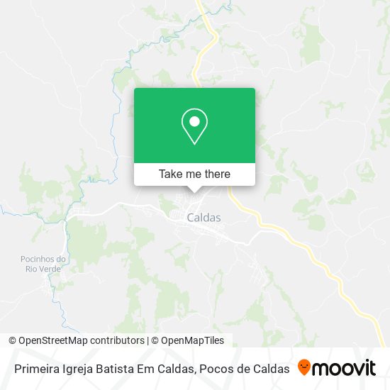 Primeira Igreja Batista Em Caldas map