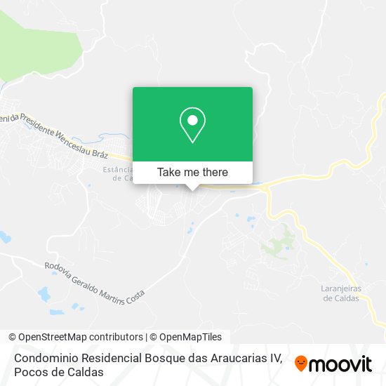 Mapa Condominio Residencial Bosque das Araucarias IV