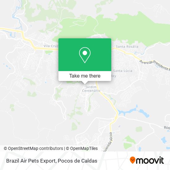 Mapa Brazil Air Pets Export