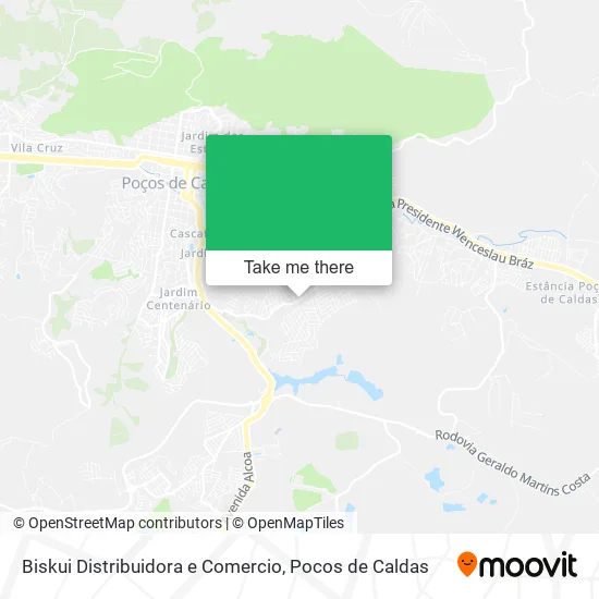 Biskui Distribuidora e Comercio map