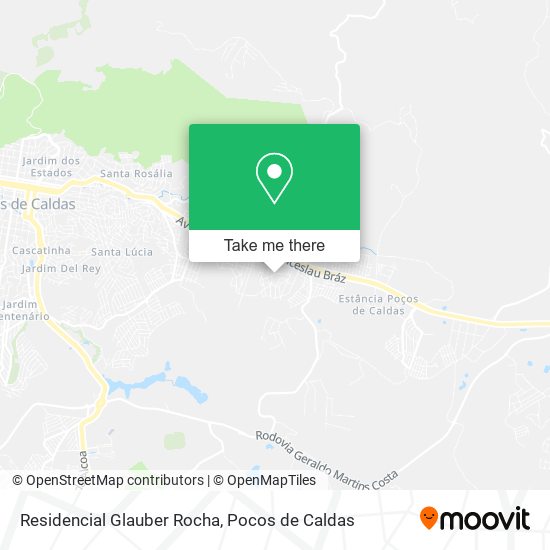 Residencial Glauber Rocha map