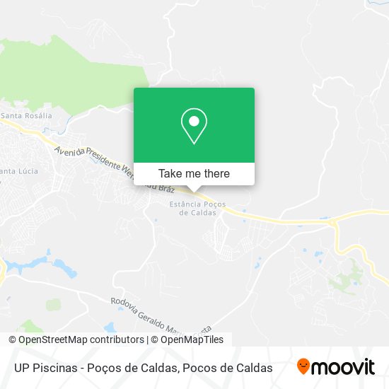 UP Piscinas - Poços de Caldas map
