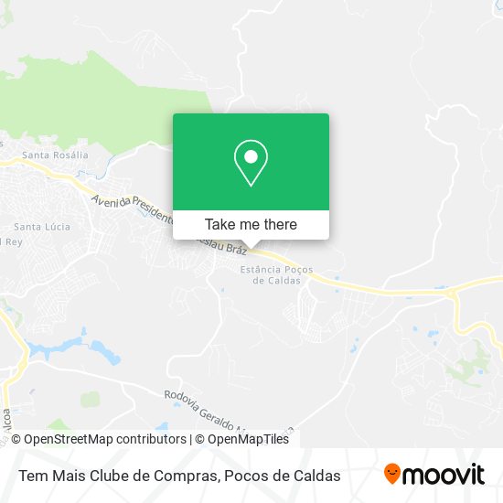 Tem Mais Clube de Compras map