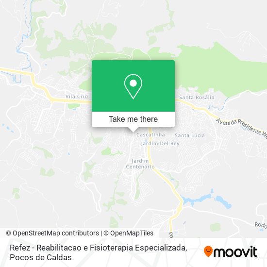 Refez - Reabilitacao e Fisioterapia Especializada map