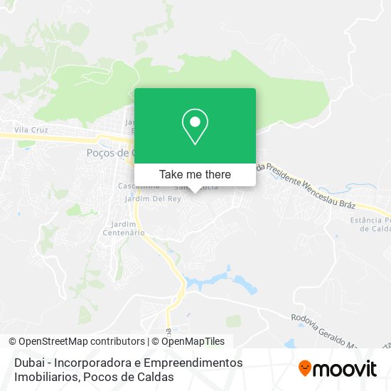 Dubai - Incorporadora e Empreendimentos Imobiliarios map