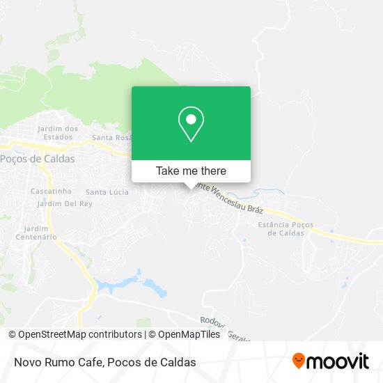 Novo Rumo Cafe map
