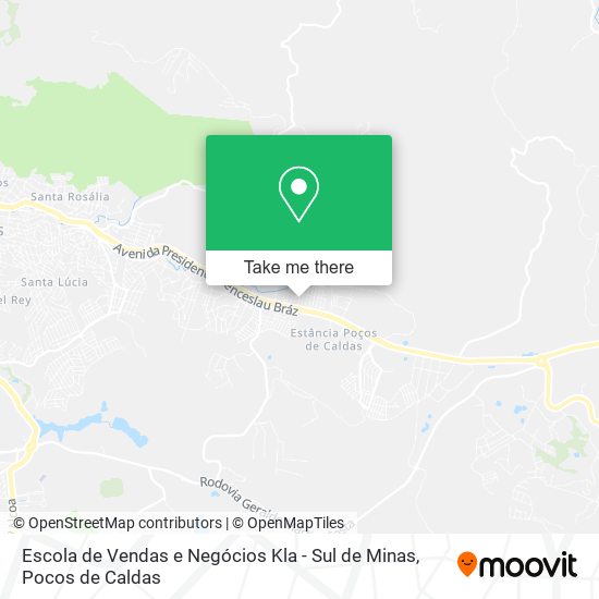 Escola de Vendas e Negócios Kla - Sul de Minas map