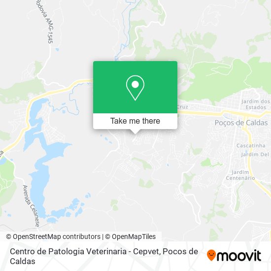 Mapa Centro de Patologia Veterinaria - Cepvet