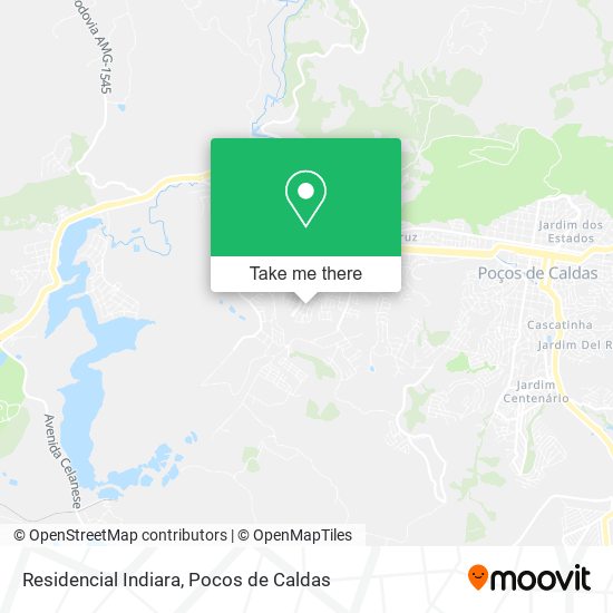 Residencial Indiara map