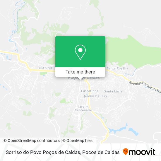 Sorriso do Povo Poços de Caldas map