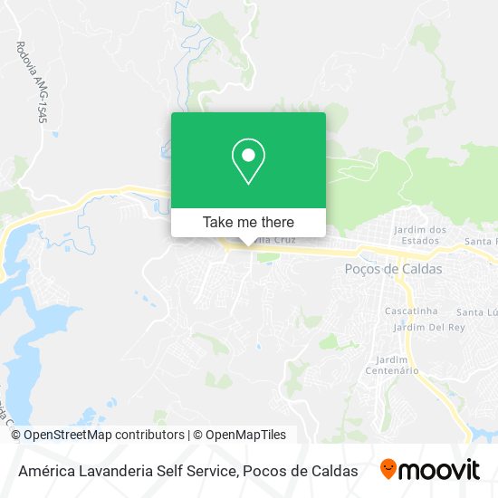 América Lavanderia Self Service map