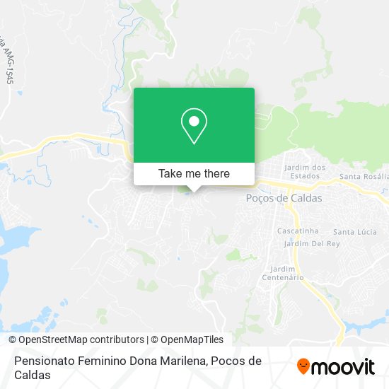 Mapa Pensionato Feminino Dona Marilena