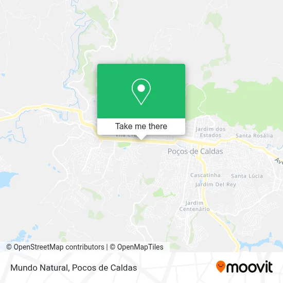 Mundo Natural map