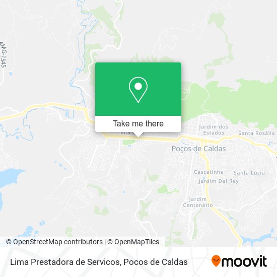 Lima Prestadora de Servicos map