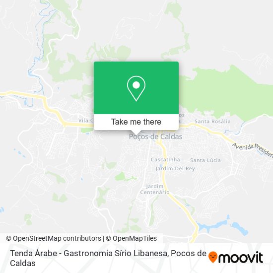 Tenda Árabe - Gastronomia Sírio Libanesa map