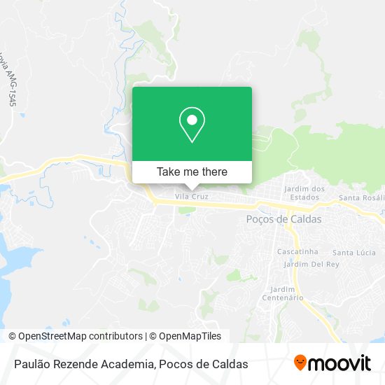 Mapa Paulão Rezende Academia