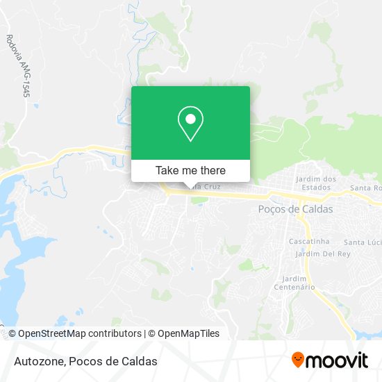 Mapa Autozone