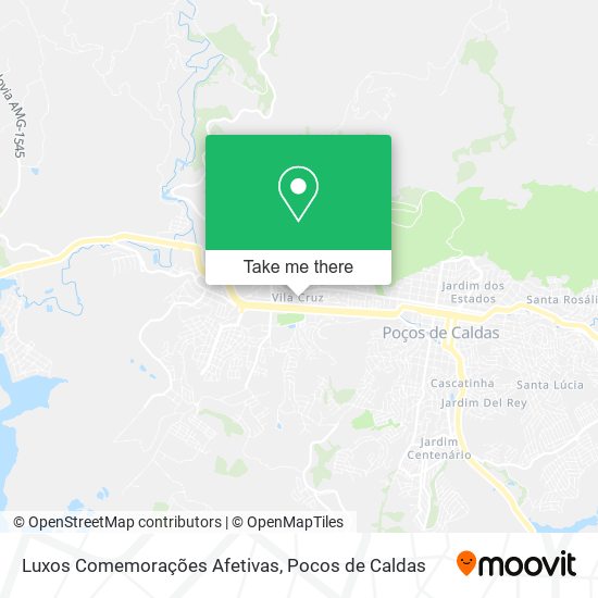 Luxos Comemorações Afetivas map