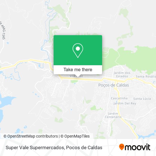 Mapa Super Vale Supermercados