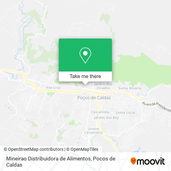 Mineirao Distribuidora de Alimentos map