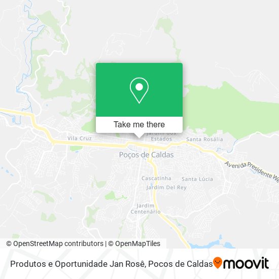 Produtos e Oportunidade Jan Rosê map