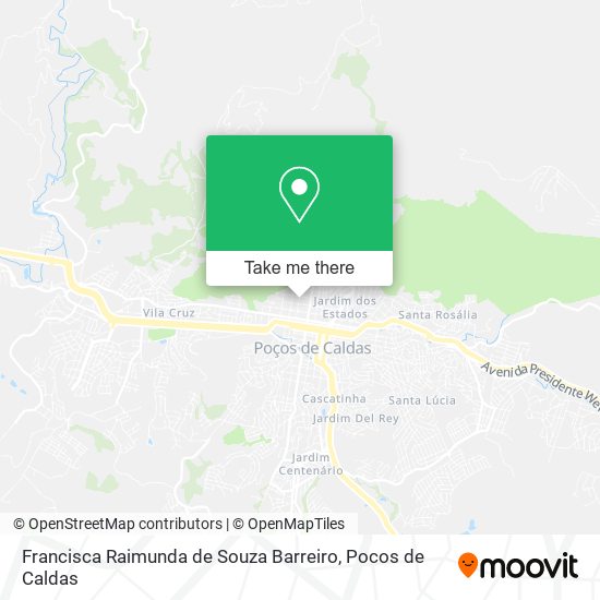 Mapa Francisca Raimunda de Souza Barreiro