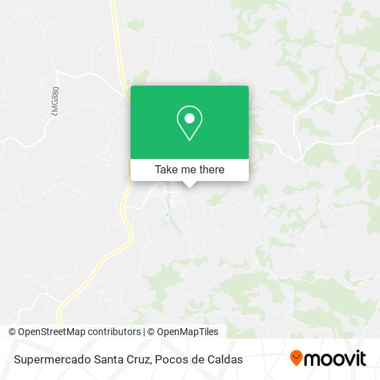 Mapa Supermercado Santa Cruz