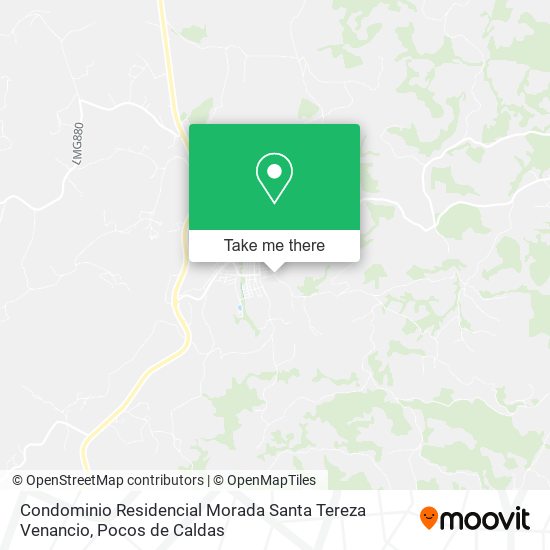 Mapa Condominio Residencial Morada Santa Tereza Venancio