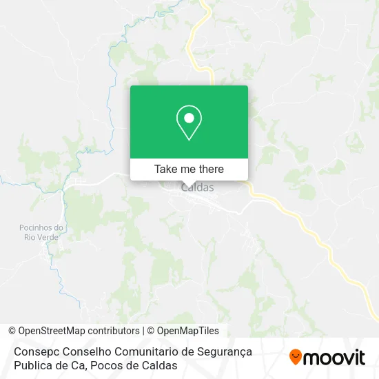 Consepc Conselho Comunitario de Segurança Publica de Ca map
