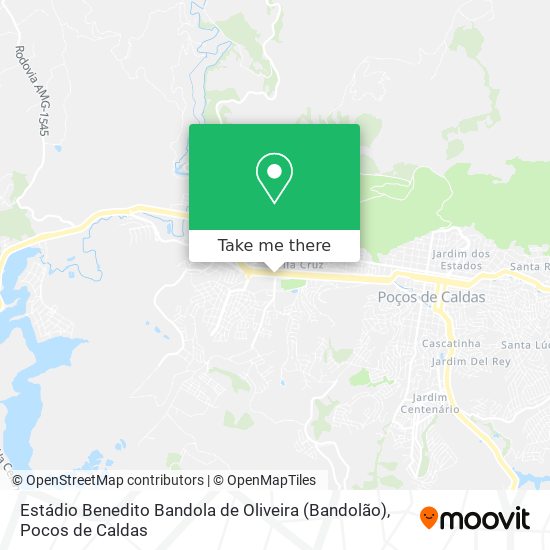 Estádio Benedito Bandola de Oliveira (Bandolão) map