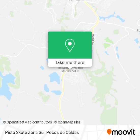 Pista Skate Zona Sul map