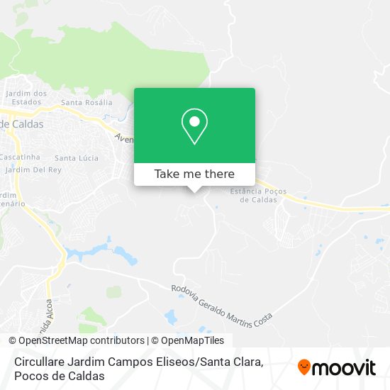 Circullare Jardim Campos Eliseos / Santa Clara map