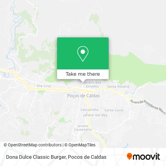 Mapa Dona Dulce Classic Burger