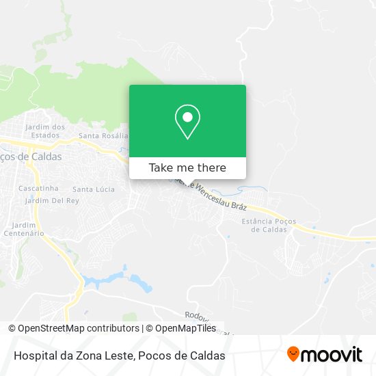 Hospital da Zona Leste map