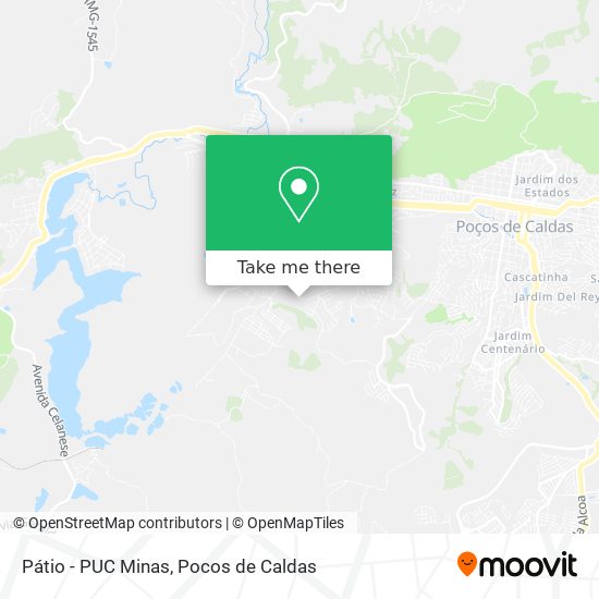 Pátio - PUC Minas map