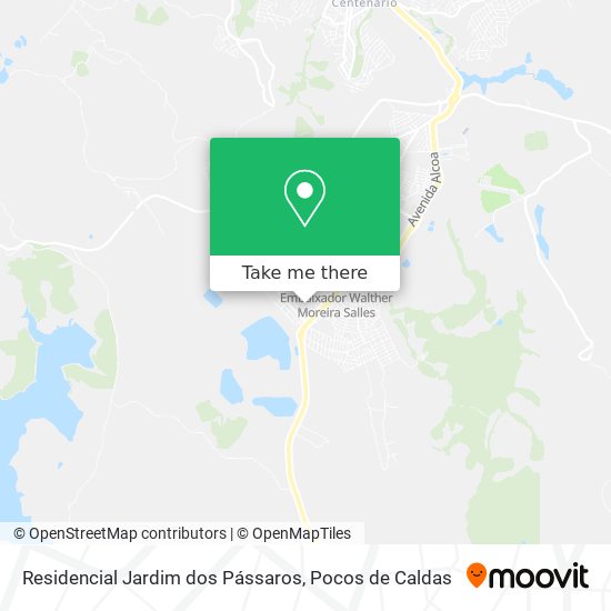 Residencial Jardim dos Pássaros map