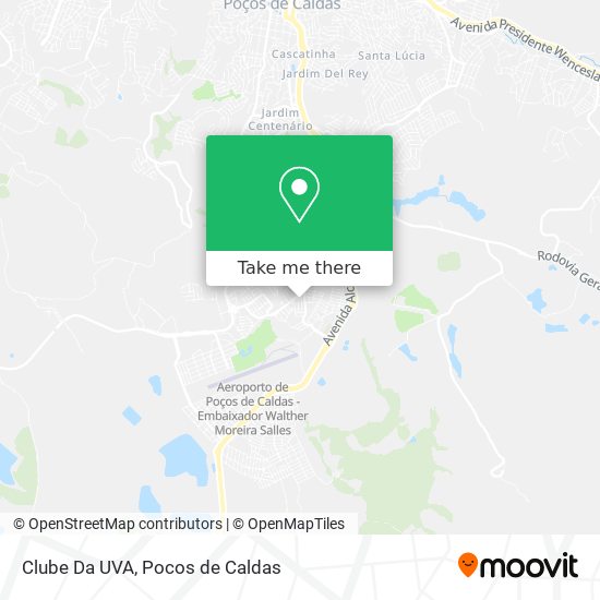 Clube Da UVA map