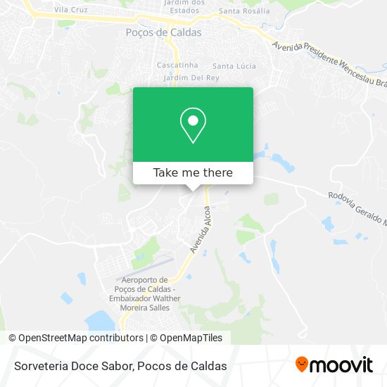 Sorveteria Doce Sabor map