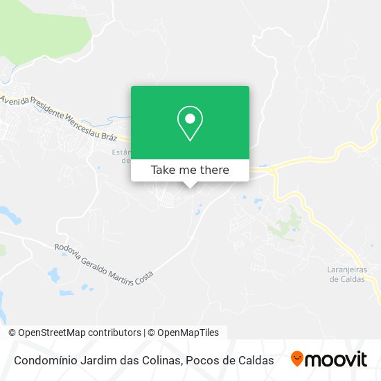 Mapa Condomínio Jardim das Colinas