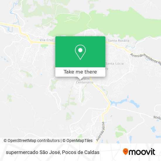 supermercado São José map