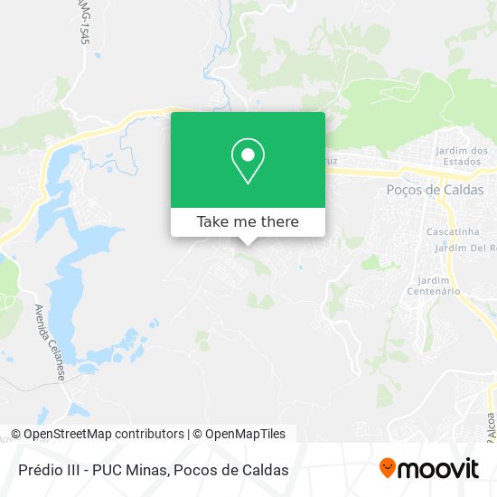 Prédio III - PUC Minas map