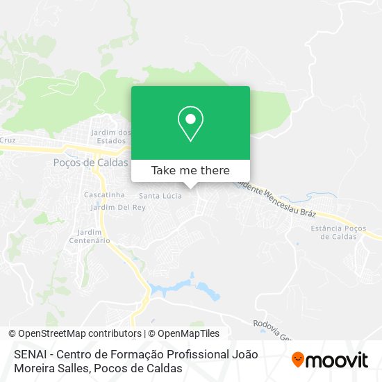 SENAI - Centro de Formação Profissional João Moreira Salles map