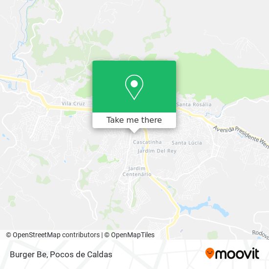 Burger Be map