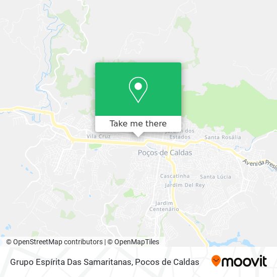 Grupo Espírita Das Samaritanas map