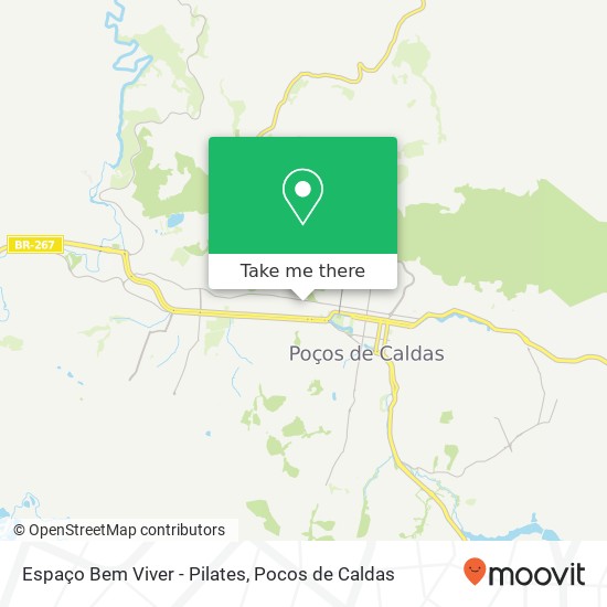 Espaço Bem Viver - Pilates map