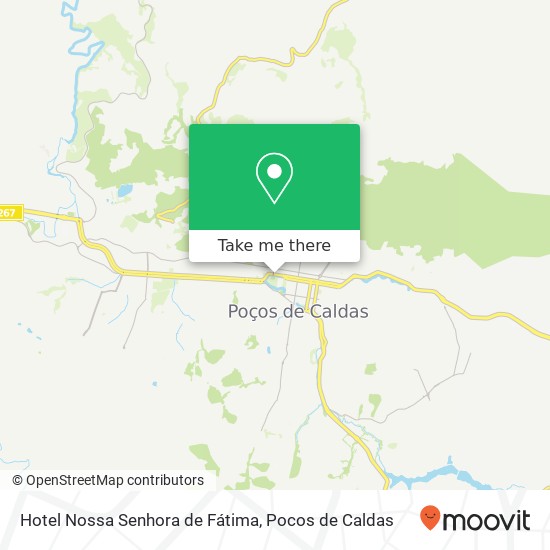 Hotel Nossa Senhora de Fátima map