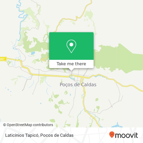 Laticínios Tapicó map