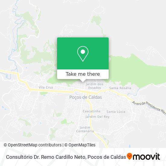 Consultório Dr. Remo Cardillo Neto map